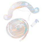 Iridescent Hanging Lantern, Honeycomb Jellyfish Theme